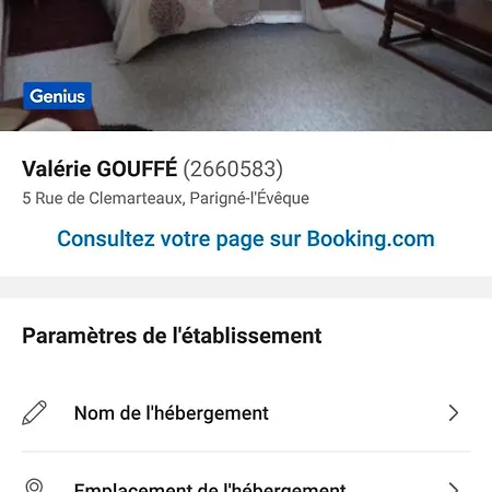 Valerie Gouffe Guillemet Bed & Breakfast Parigne-l'Eveque