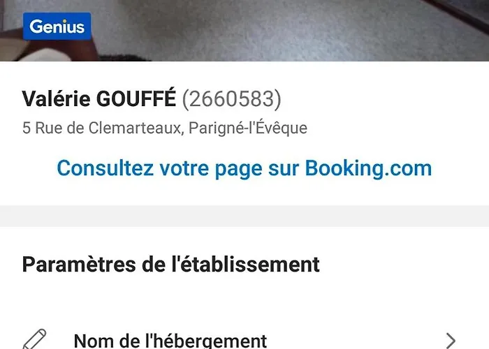 1 à 2 Chez Valérie Gouffé Couette-café Parigné-lʼÉvêque